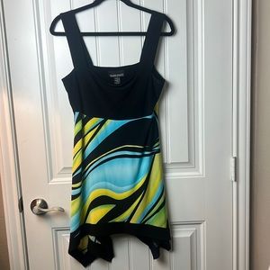 Frank Lyman Design Multicolor Asymmetric Tank